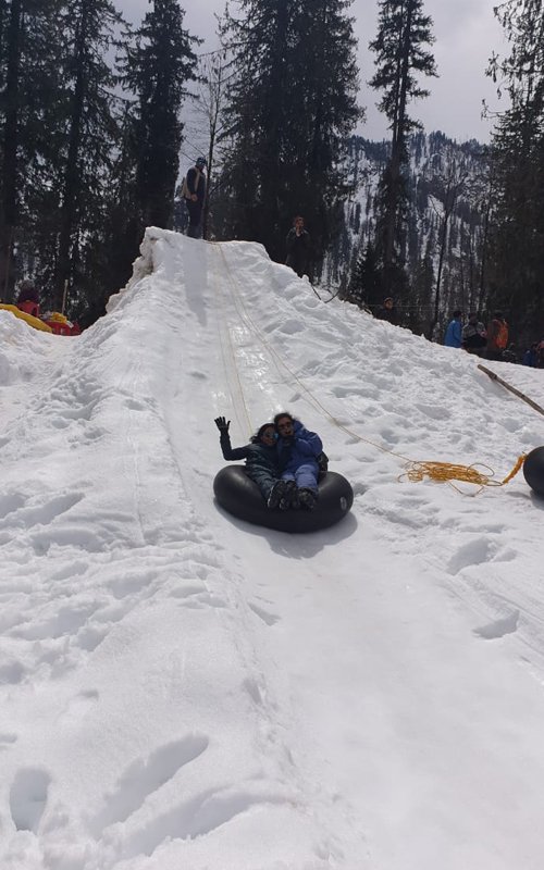 Snow Sledding