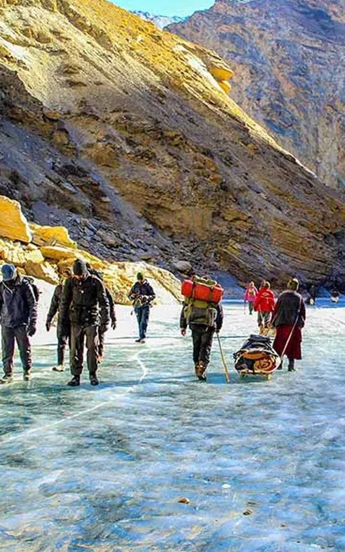 Trek on the Frozen Zanskar River